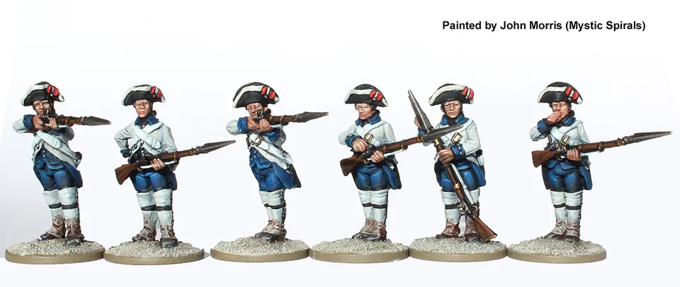 Perry AW199 fusiliers espagnols figurines ligne de tir