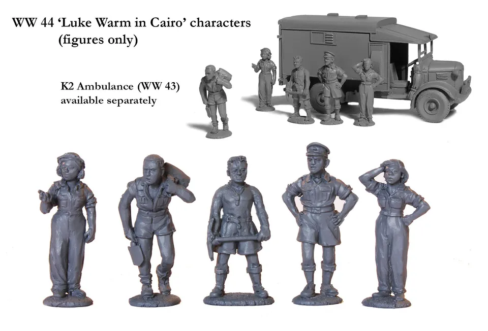 Perry Miniatures World War 2 WW44 Luke Warm in Cairo figurine