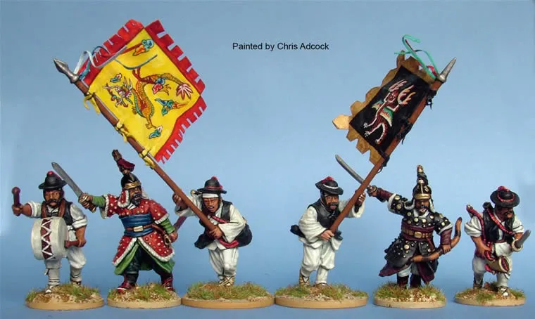 Perry Miniatures Korean KOR5 commandement figurine 28mm métal
