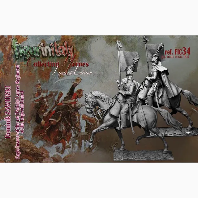 ART GIRONA Zawidzki Lancier Polonais figurine métal