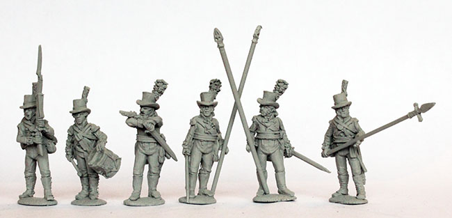 Perry Napoleonic BH 92 commandement figurines 28mm chapeaux