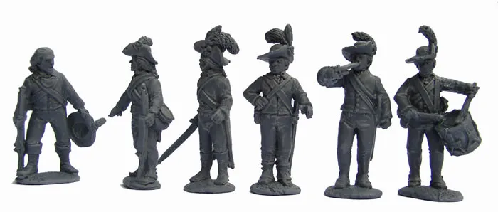 Perry AWI AW49 commandement britannique figurines métal chapeau