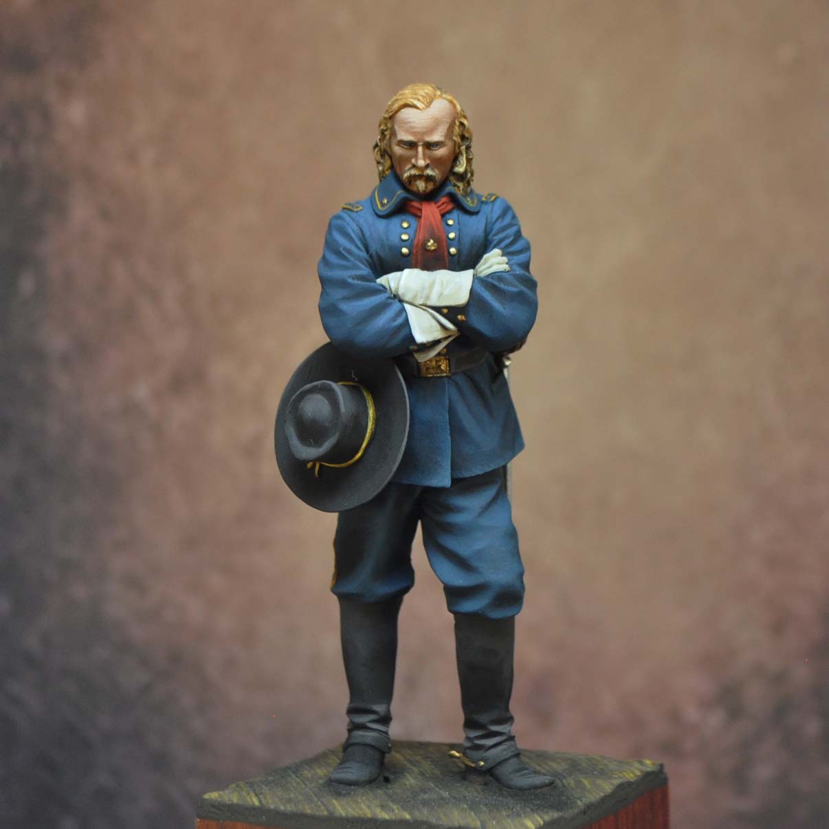 Art Girona 70mm figurine George Armstrong Custer kit 70 mm