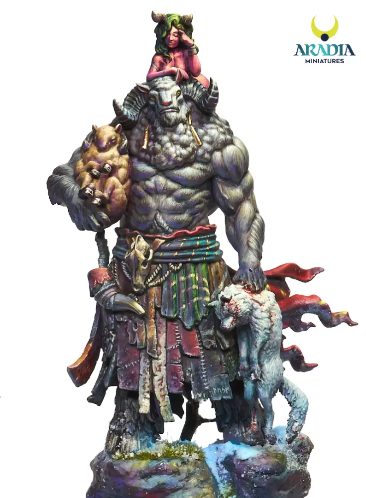 Aradia Classic Fantasy Paganus figurine résine berger géant