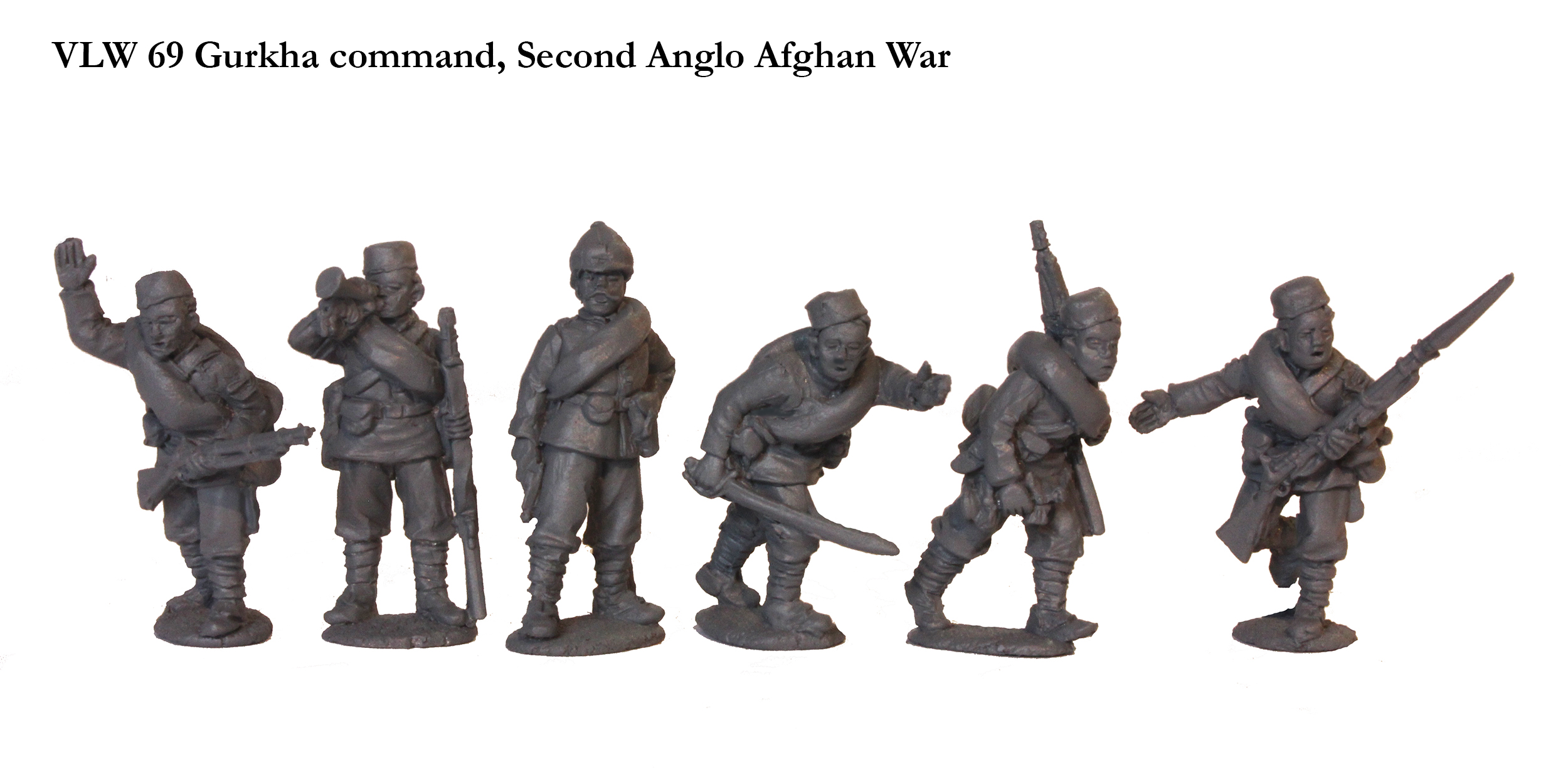 Perry Miniatures VLW 69 figurines commandement Gurkha