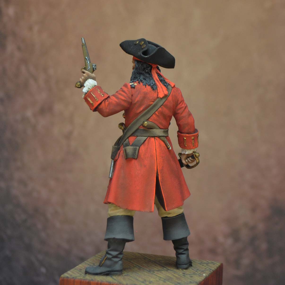 ART GIRONA 70mm Edward Teach Blackbeard figurine 70 mm