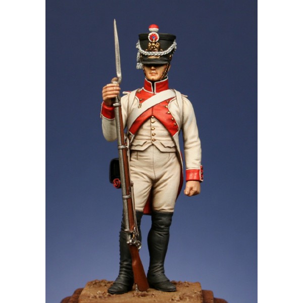 ART GIRONA Miniatures Fusilier 1807 habit blanc figurine