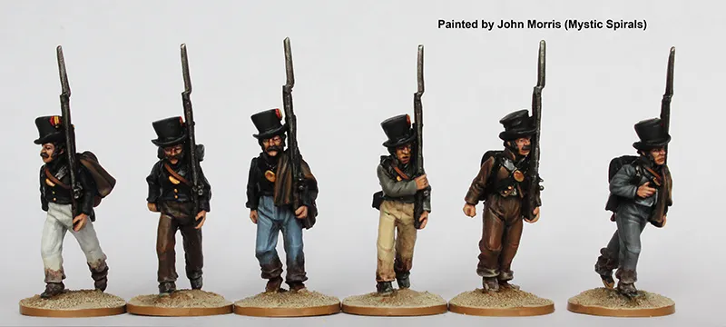 Perry Miniatures Napoleonic SPA 6 figurines fusiliers espagnols 1810