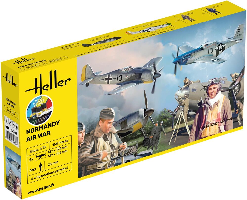 Heller Starter Kit Normandy Airwar maquette avion 1/72 complet