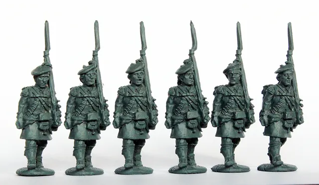 Perry AW7 figurines Highlanders infanterie légère épaule