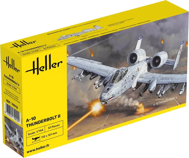 Heller The 9.99 A-10 Thunderbolt II 1/144 maquette avion