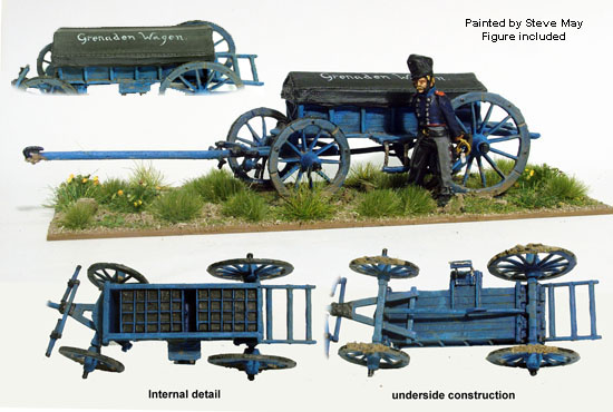 Perry Napoleonic PN30 caisson quatre roues figurines 28mm