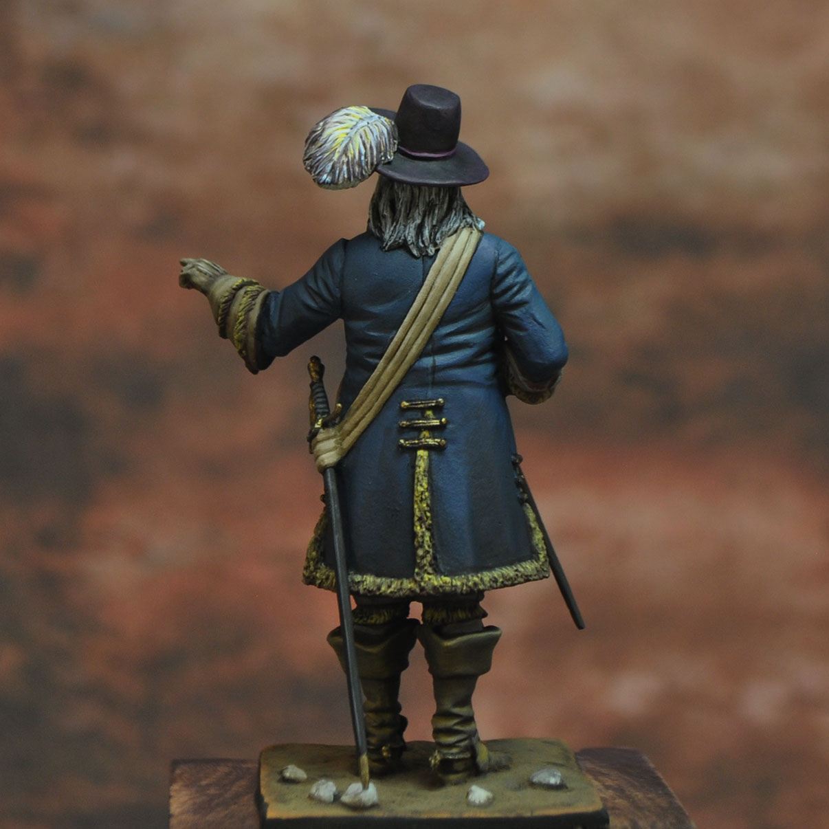 Art Girona General Serie Officier Suédois 1618 figurine 54 mm