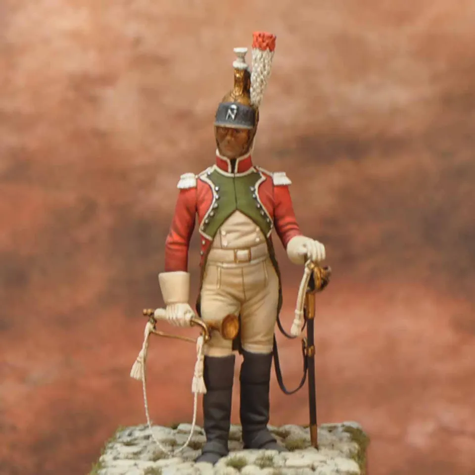 ART GIRONA Napoleonic Trumpet Dragons Regiment figurine 1809