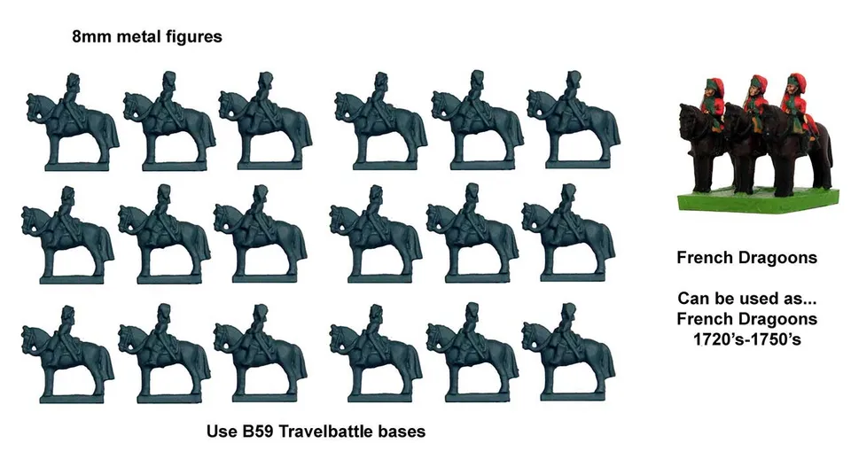 Perry Miniatures Travelbattle TBL 7 dragons français figurines 18 pcs
