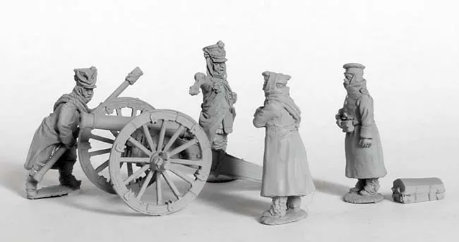 Perry Miniatures Napoleonic RN67 Artillerie figurine hiver 6pdr