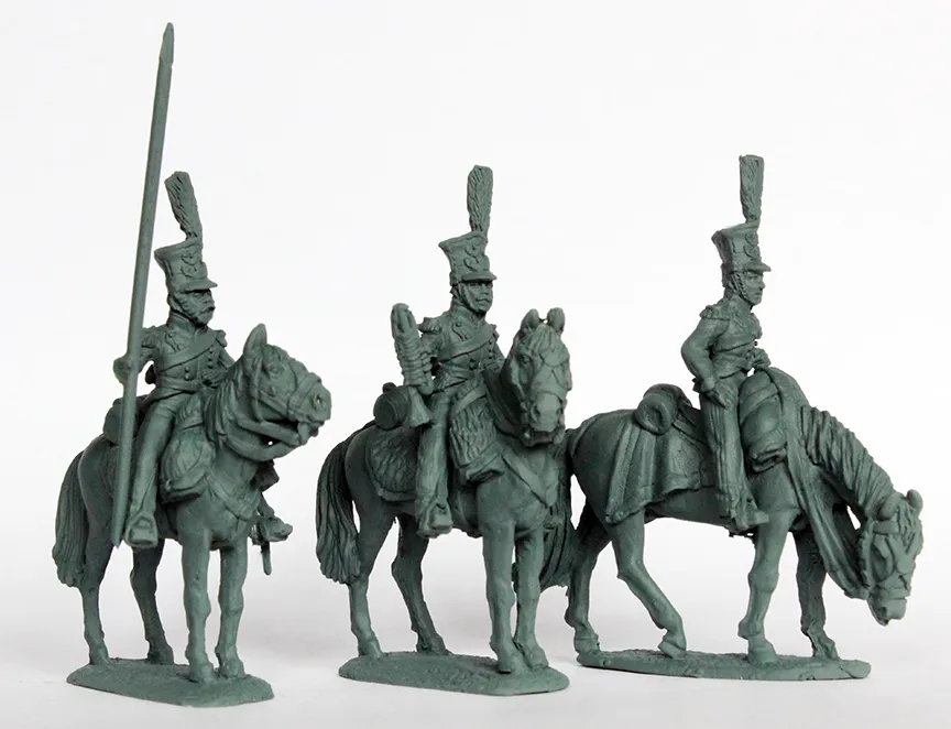 Perry Miniatures Napoleonic DOW17 uhlans figurines commandement