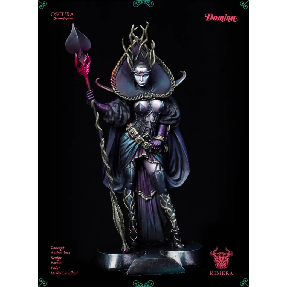 Art Girona Miniatures Oscura Queen of Spades figurine 54 mm