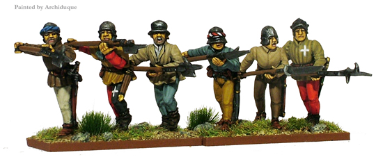 Perry Miniatures European Armies EA4 hallebardiers figurines 28mm