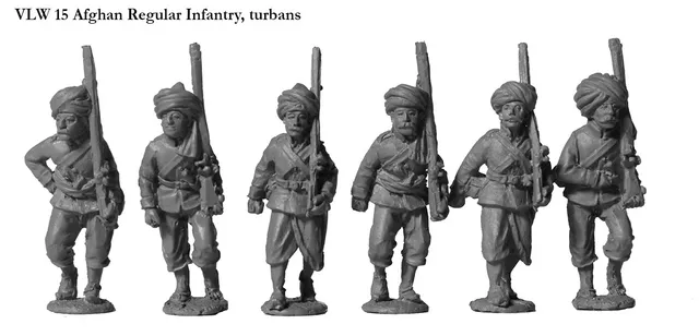 Perry Miniatures Victoria's Little Wars VLW 15 figurines 28mm Afghans turbans