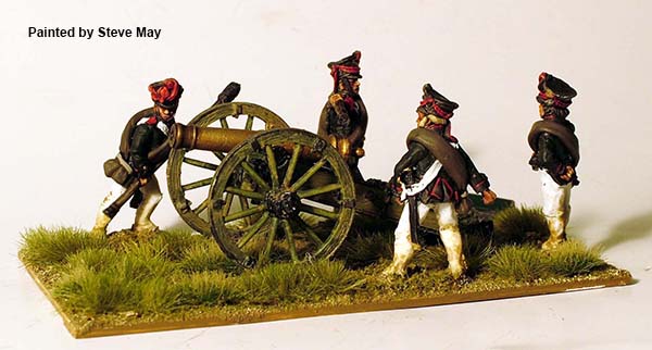 Perry RN 7 Artillerie russe figurines canon 12pdr