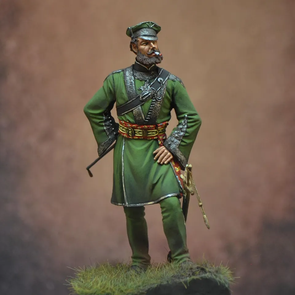 Art Girona 70mm 3rd Oude Cavalry figurine officier 1856