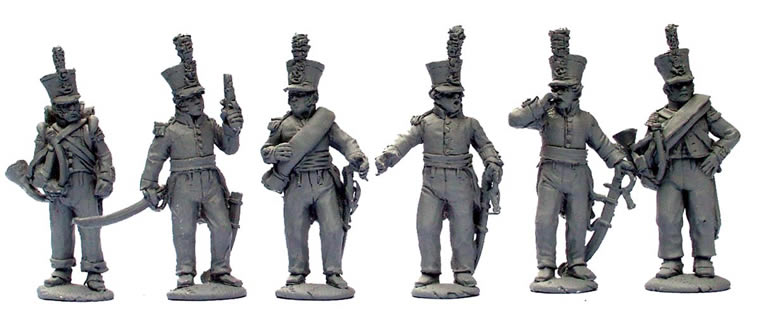 Perry DB33 Jager Chasseur commandement figurines 28mm métal