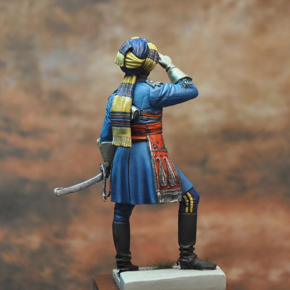 Art Girona 70mm 28th Light Cavalry figurine Rajput 1910