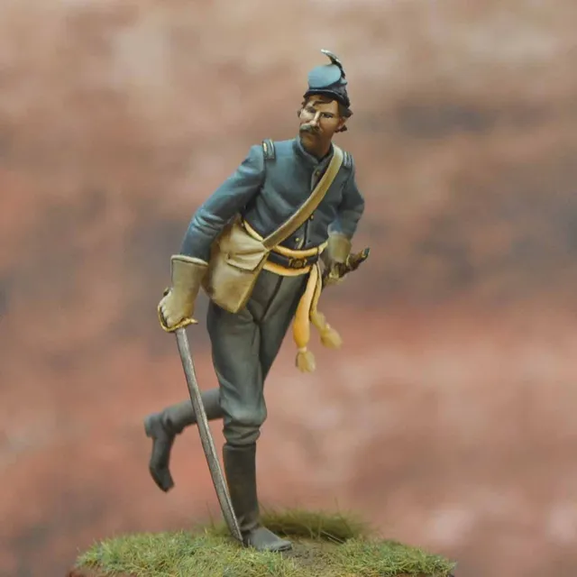 ART GIRONA International Confederate Officer figurine 1865