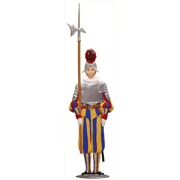 Art Girona Miniatures Swiss Hellebarde figurine 54mm armure