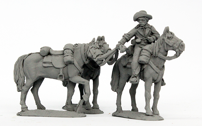 Perry Miniatures ACW 114 Confédérés chevaux figurines 28mm métal