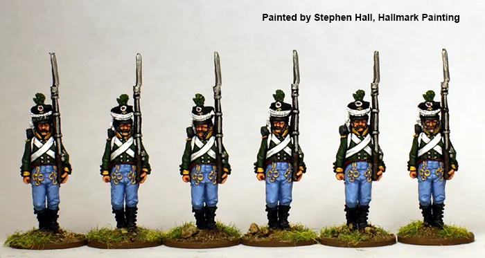 Perry Miniatures Napoleonic NCR 11 figurines voltigeurs Saxe-Cobourg 28mm