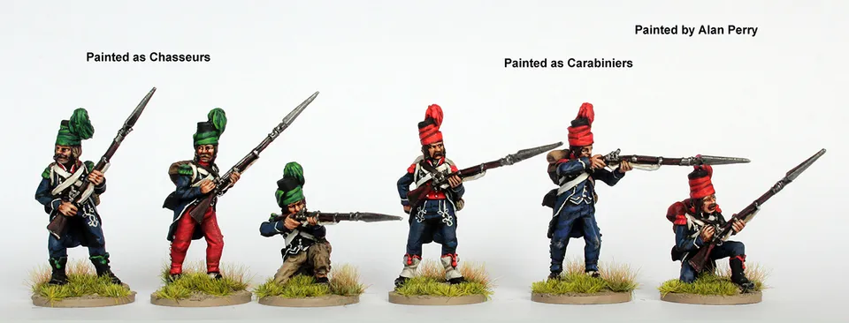 Perry Miniatures Revolutionary French REVF 20 figurines chasseurs