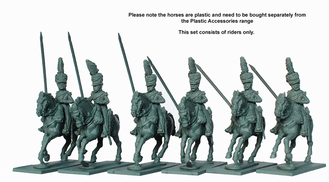 Perry Miniatures DOW 11 Uhlans au galop figurines 6 cavaliers