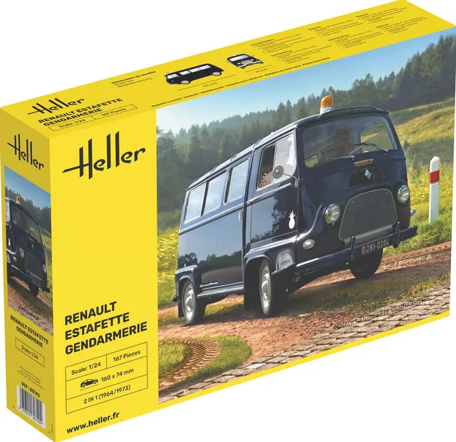 Heller Historical Collection Renault Estafette Gendarmerie 1/24