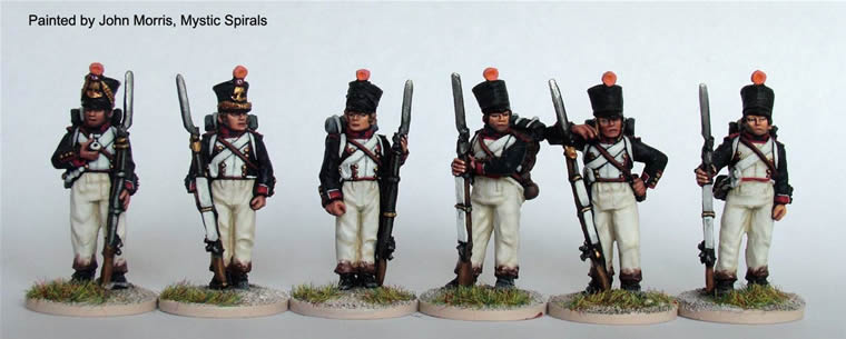 Perry Miniatures Napoleonic FN81 fusiliers ligne figurines 28mm repos