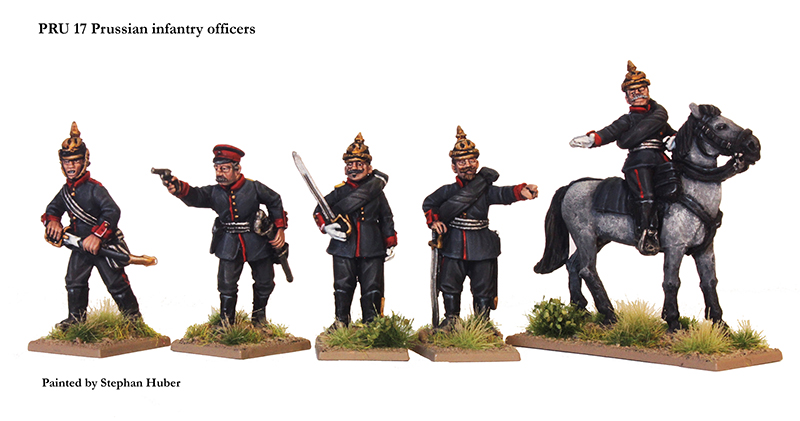 Perry Miniatures Franco-Prussian PRU 17 figurines officiers prussiens