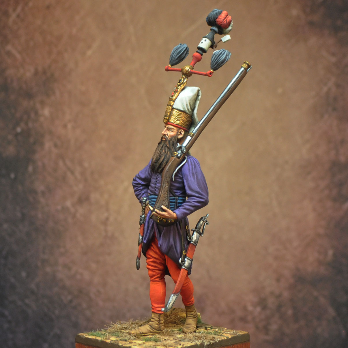 ART GIRONA 70mm Janissary parade uniform figurine janissaire 1590