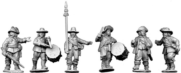 Perry Miniatures English Civil War ECW3 figurines commandement à pied