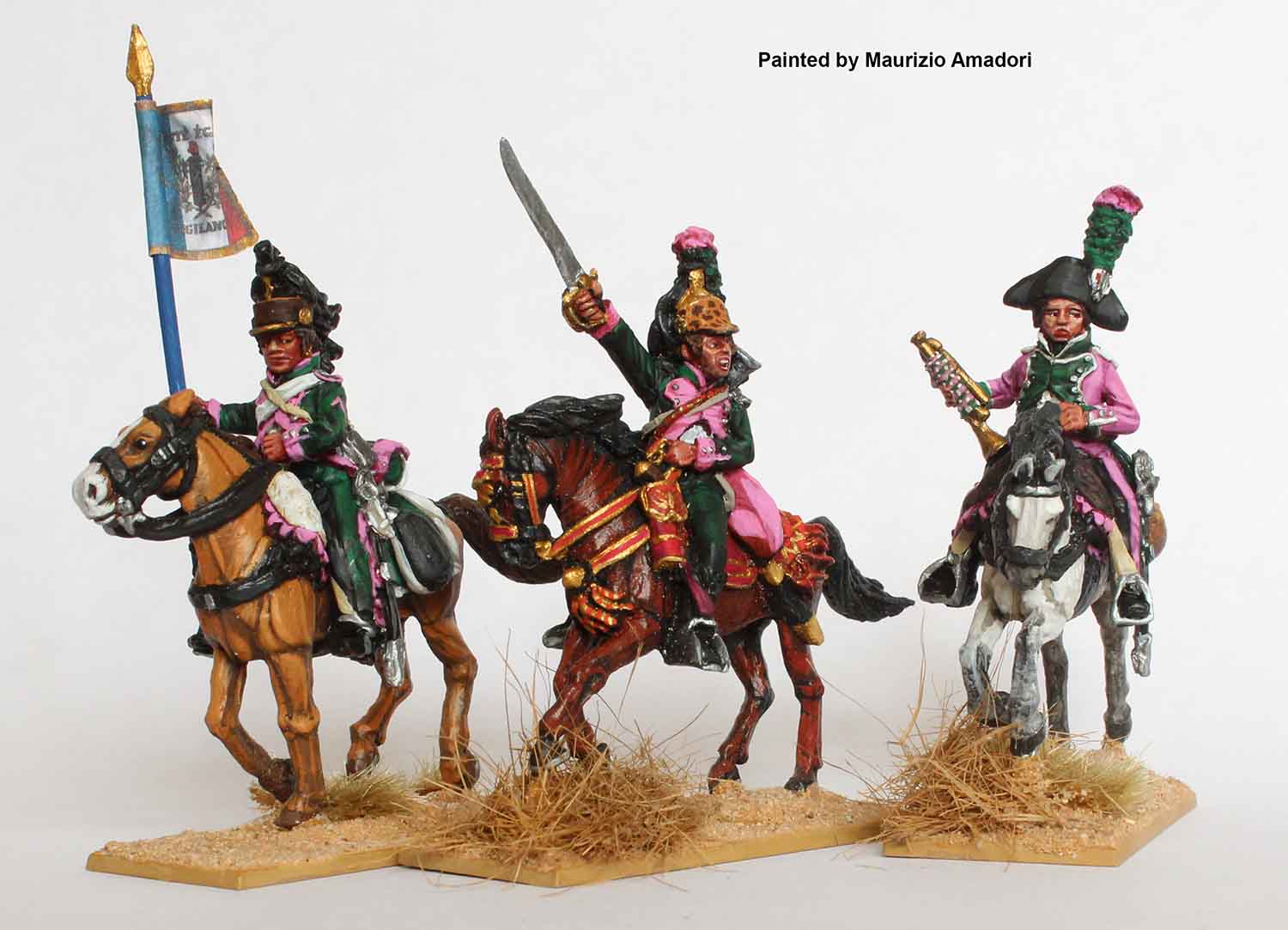 Perry Miniatures Napoleonic FE 16 dragons commandement figurines 28mm