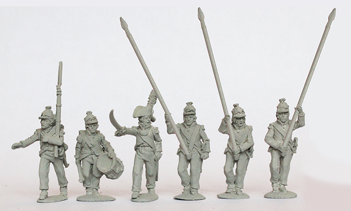 Perry Miniatures Napoleonic FE 4 figurine commandement léger