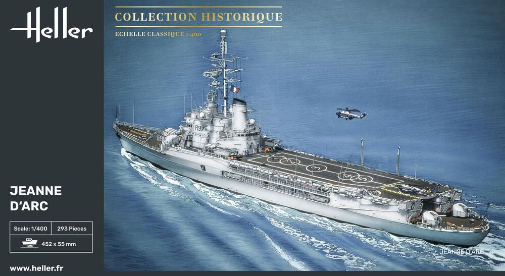 Heller Historical Collection Jeanne d'Arc 1/400 maquette bateau