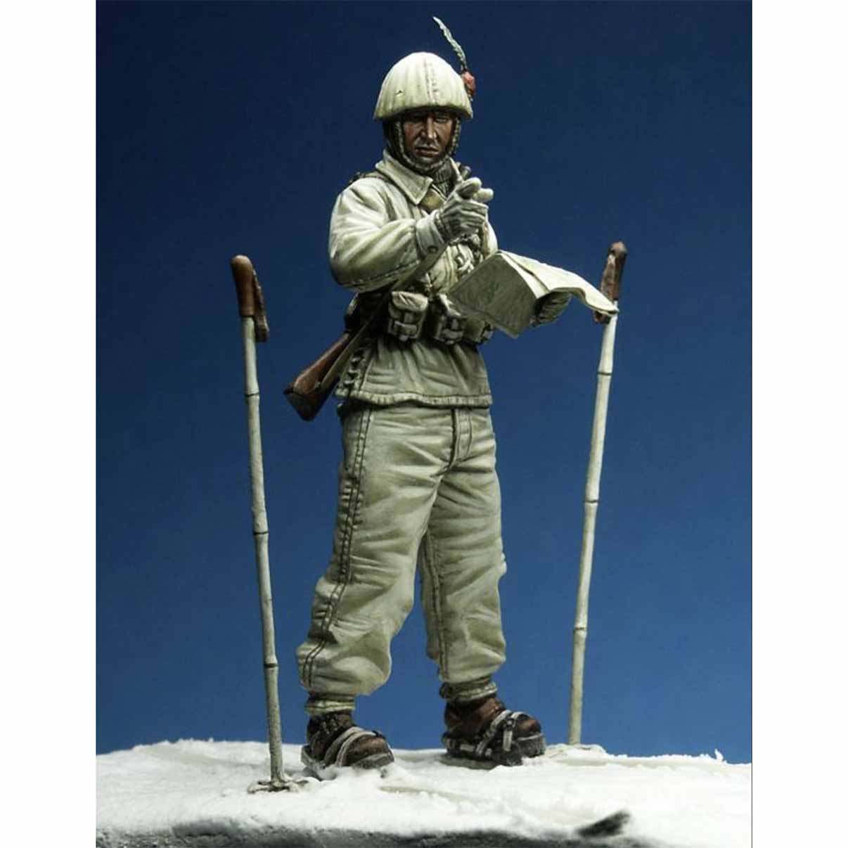 Art Girona Miniatures Alpino Sciatore Monte Cervino figurine