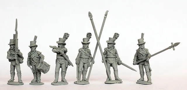 Perry Napoleonic BH 92 commandement figurines 28mm chapeaux