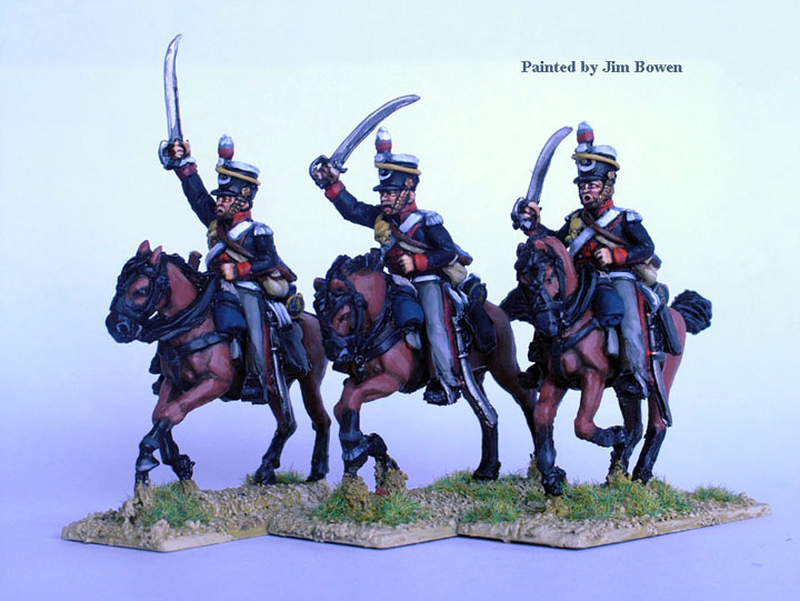 Perry Napoleonic BH37 dragons légers charge 28mm