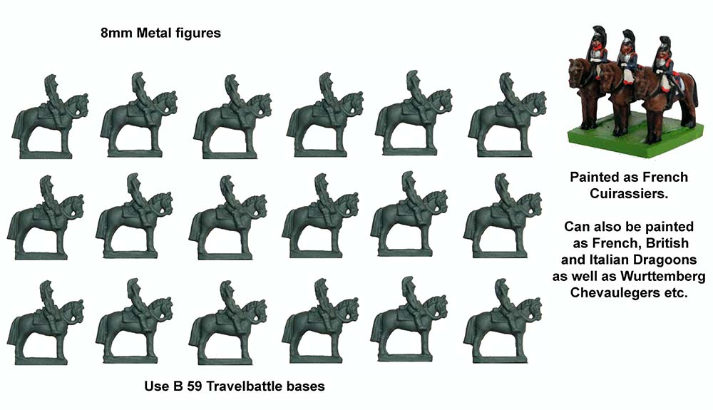Perry Miniatures Travelbattle TB 17 cavalerie casques 18 fig