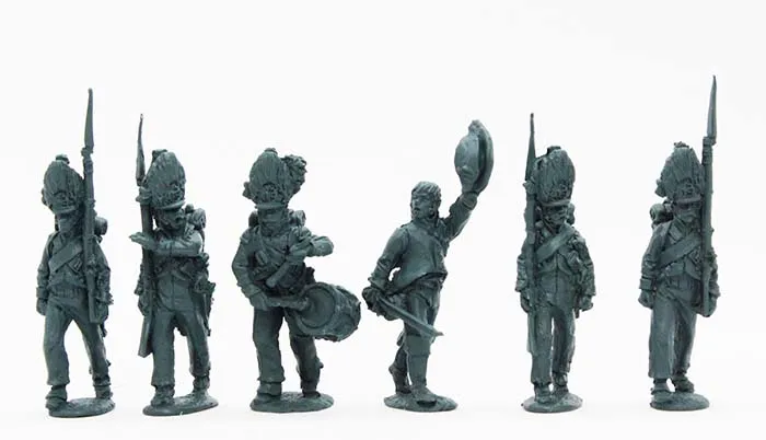 Perry Napoleonic SAX 15 grenadiers commandement figurines