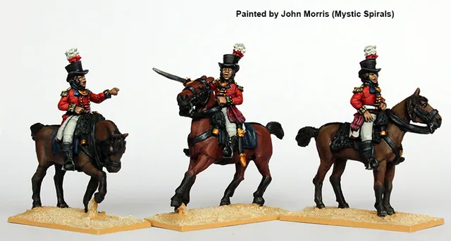 Perry Miniatures Napoleonic BH 104 figurines colonels chapeaux