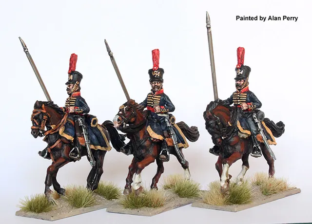 Perry Miniatures Napoleonic SPA 66 Lanciers Don Sanchez figurines galop