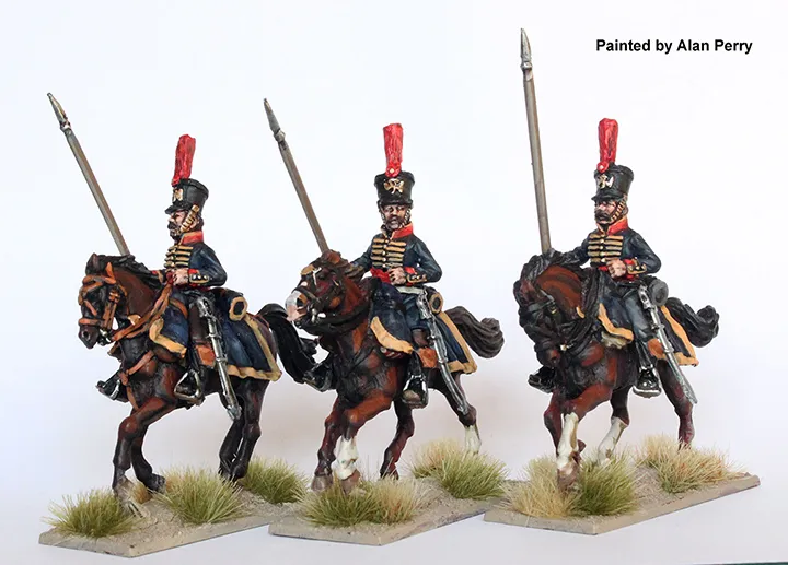 Perry Miniatures Napoleonic SPA 66 Lanciers Don Sanchez figurines galop